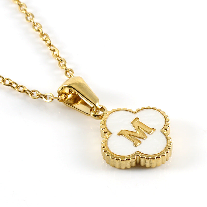 CleefLux™ Four-Leaf Collarbone Chain