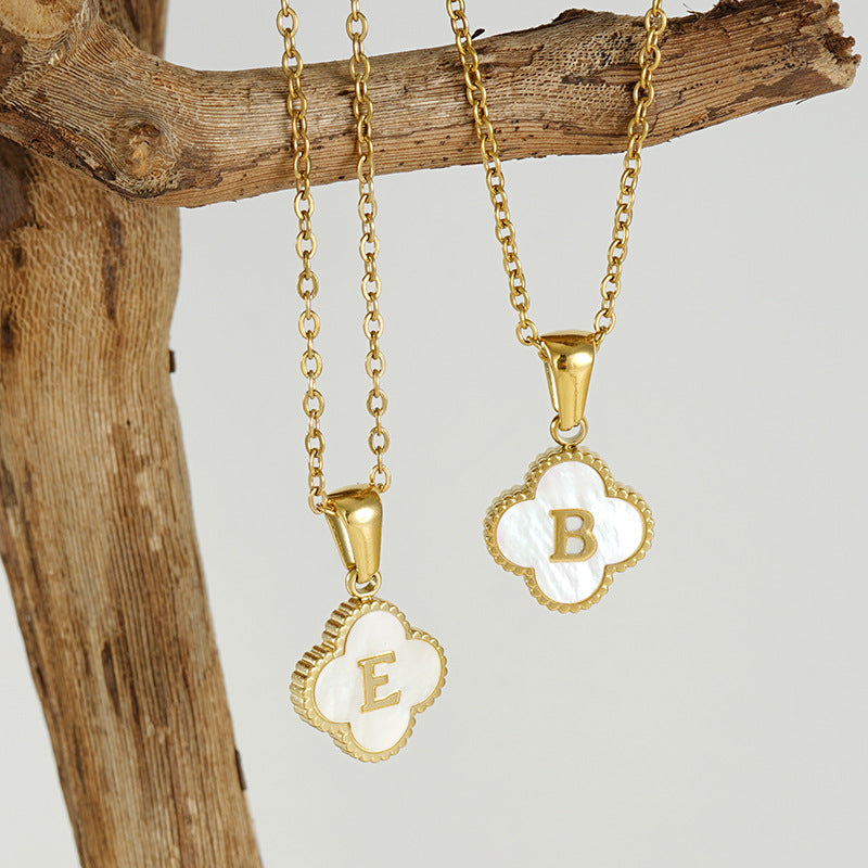 CleefLux™ Four-Leaf Collarbone Chain