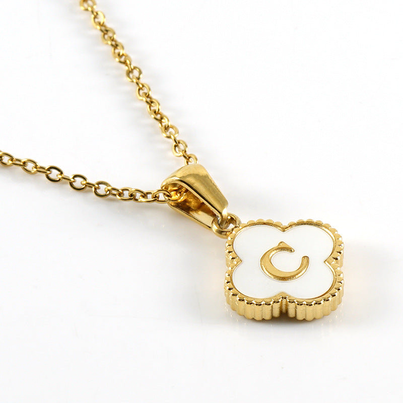 CleefLux™ Four-Leaf Collarbone Chain