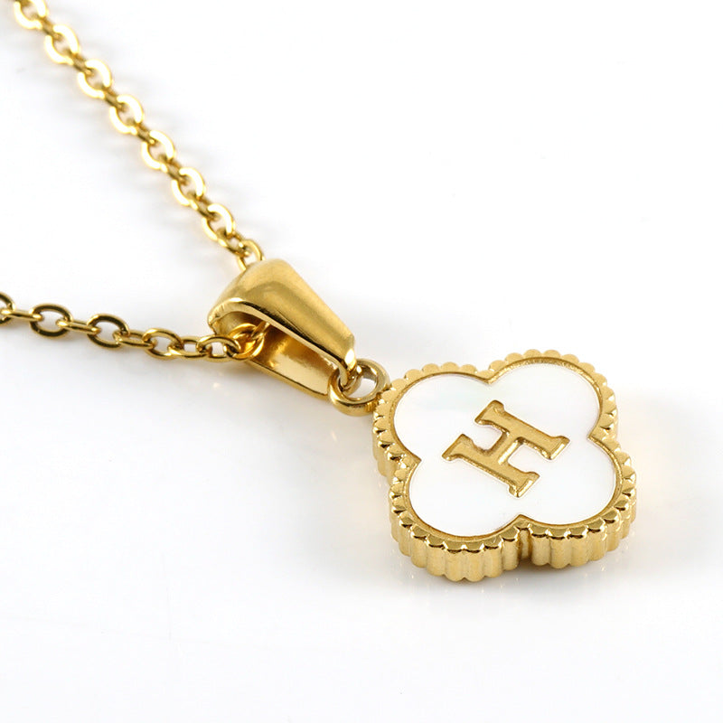 CleefLux™ Four-Leaf Collarbone Chain