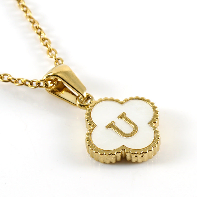 CleefLux™ Four-Leaf Collarbone Chain