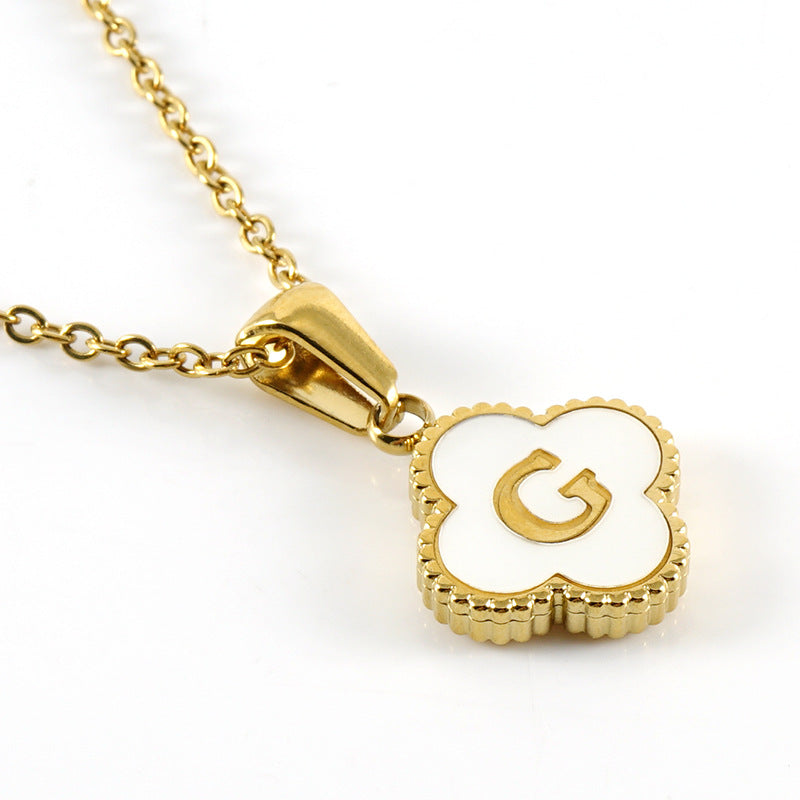CleefLux™ Four-Leaf Collarbone Chain