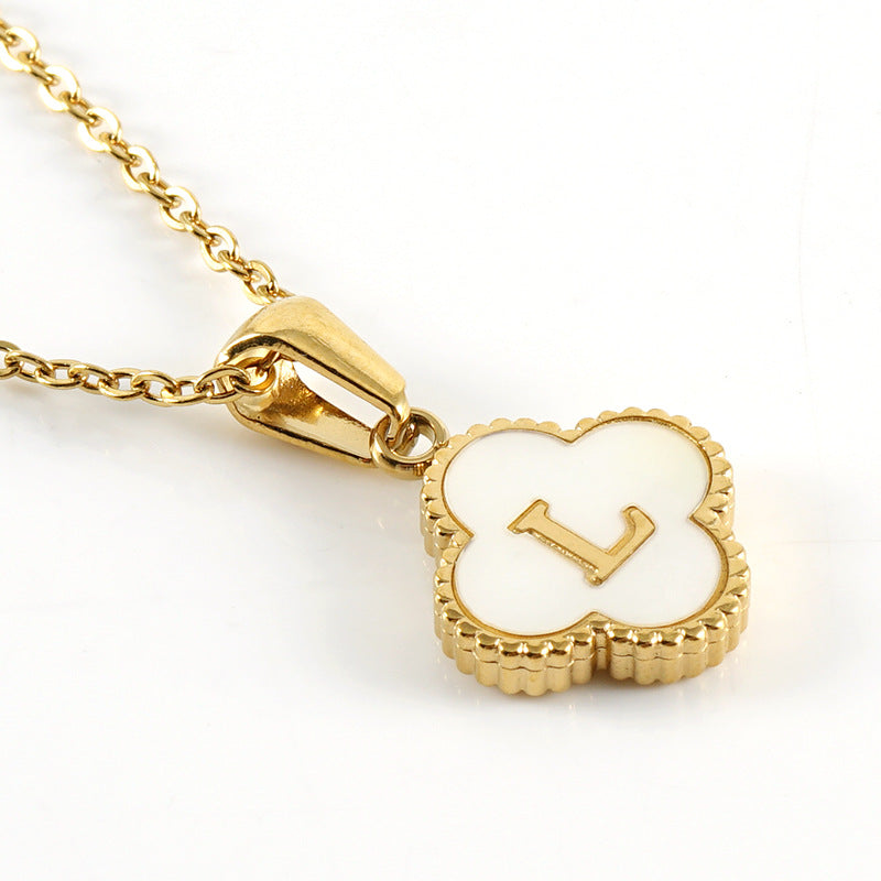 CleefLux™ Four-Leaf Collarbone Chain