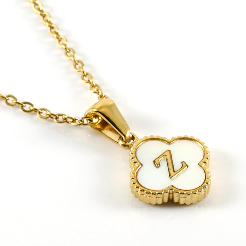 CleefLux™ Four-Leaf Collarbone Chain