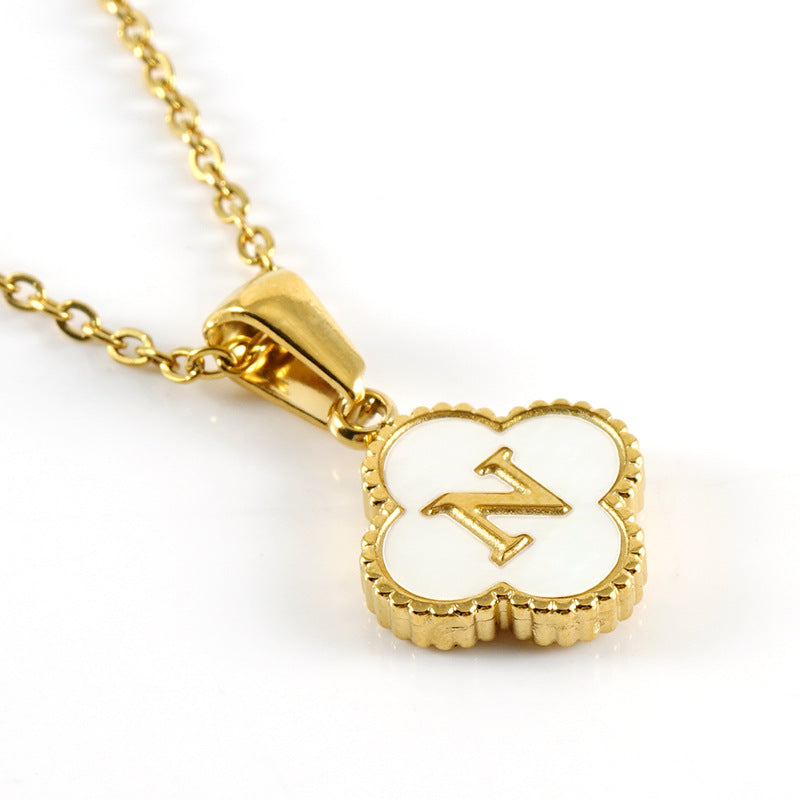 CleefLux™ Four-Leaf Collarbone Chain
