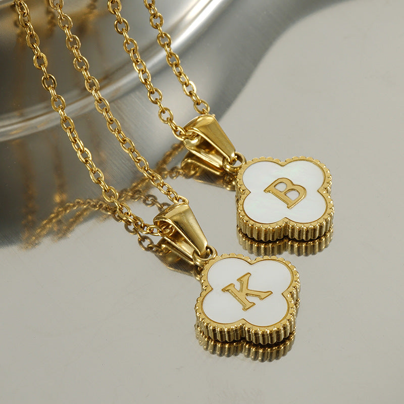 CleefLux™ Four-Leaf Collarbone Chain