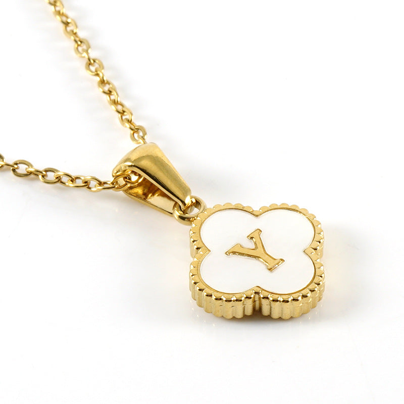 CleefLux™ Four-Leaf Collarbone Chain