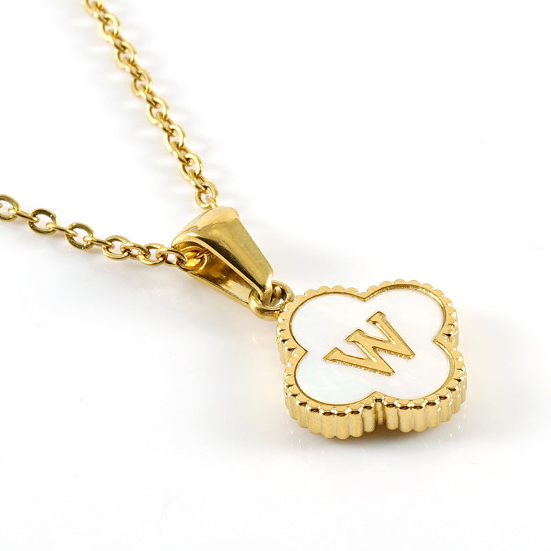 CleefLux™ Four-Leaf Collarbone Chain
