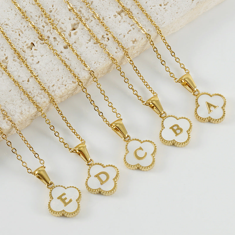 CleefLux™ Four-Leaf Collarbone Chain
