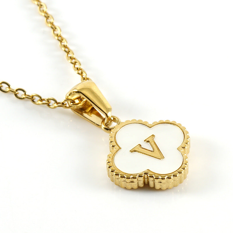 CleefLux™ Four-Leaf Collarbone Chain