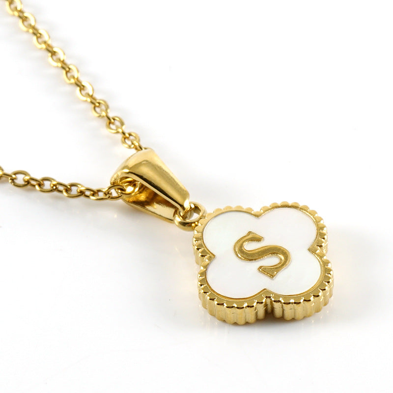 CleefLux™ Four-Leaf Collarbone Chain