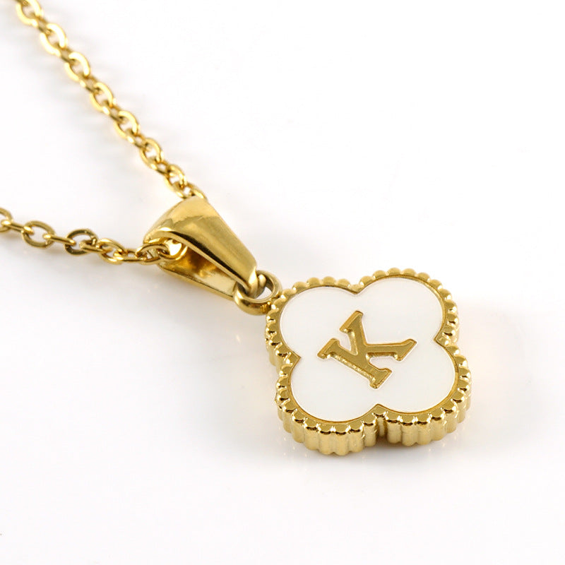 CleefLux™ Four-Leaf Collarbone Chain