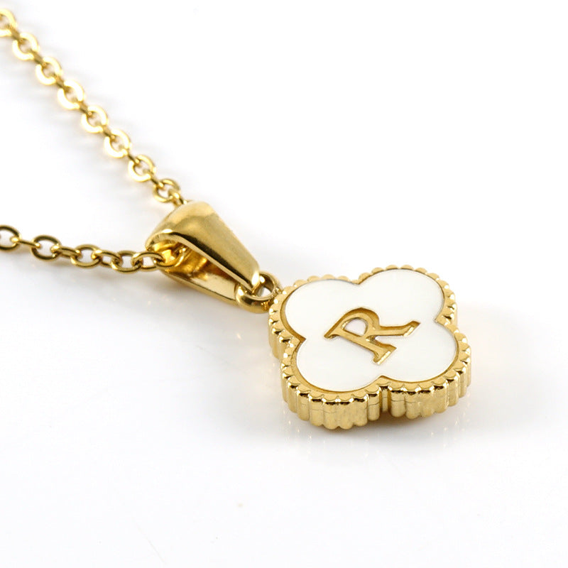 CleefLux™ Four-Leaf Collarbone Chain