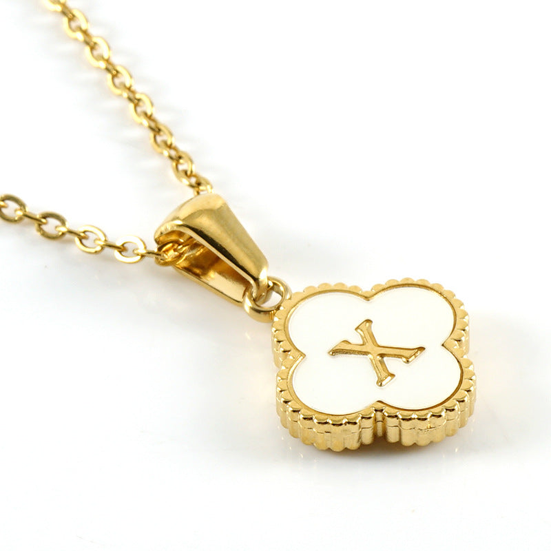 CleefLux™ Four-Leaf Collarbone Chain