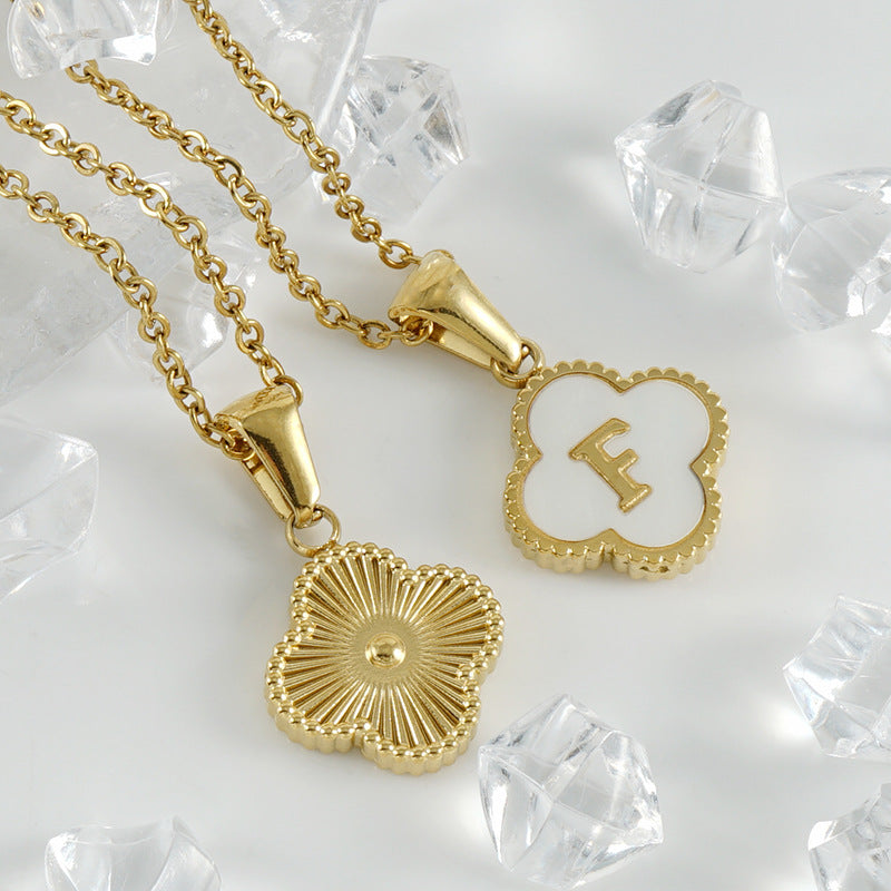 CleefLux™ Four-Leaf Collarbone Chain